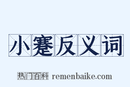 小蹇反义词是什么意思的图片